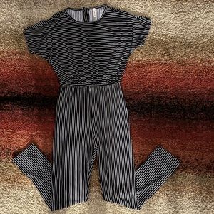 Orange Creek Black and White Jumpsuit